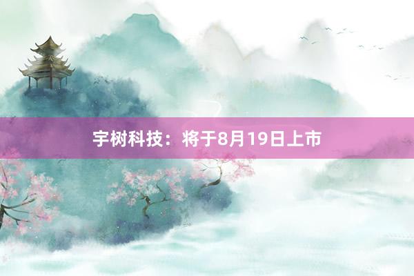 宇树科技：将于8月19日上市