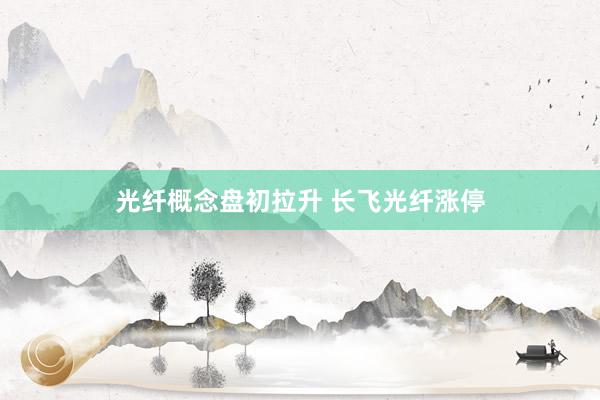 光纤概念盘初拉升 长飞光纤涨停