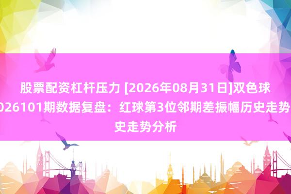 股票配资杠杆压力 [2026年08月31日]双色球第2026101期数据复盘：红球第3位邻期差振幅历史走势分析