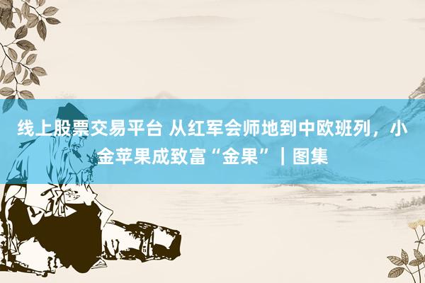 线上股票交易平台 从红军会师地到中欧班列,小金苹果成致富“金果”|图集